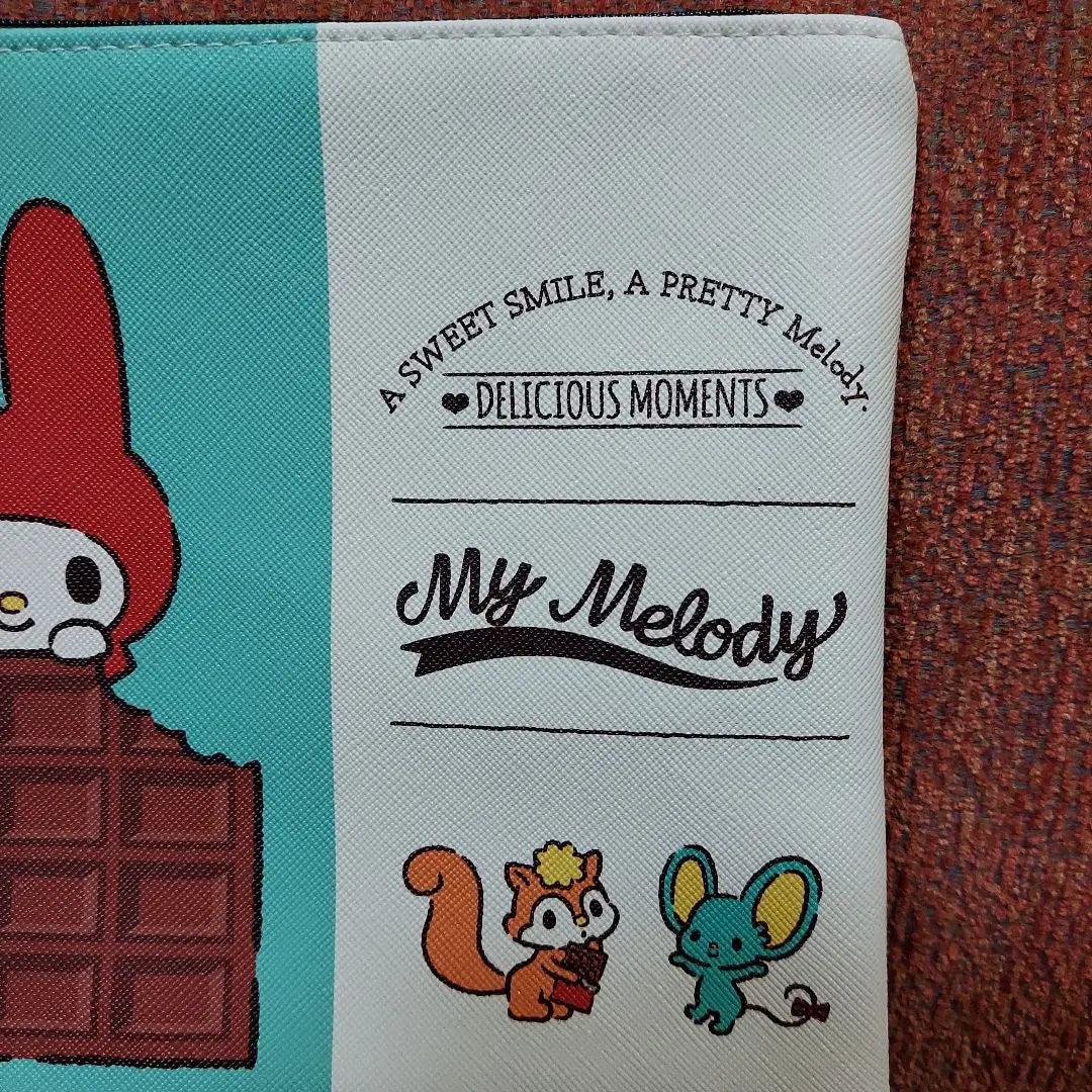 [New unused] With Sanrio My Melo Flat Pouch Tag