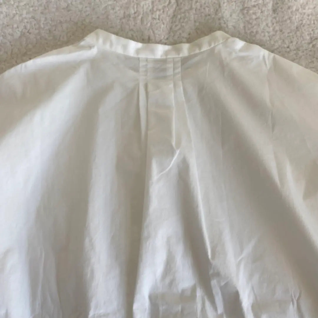 [MICHEL KLEN] Pintack dress shirt long blouse tunic | 【MICHEL KLEN】ピンタック　ドレスシャツ　ロングブラウス　チュニック