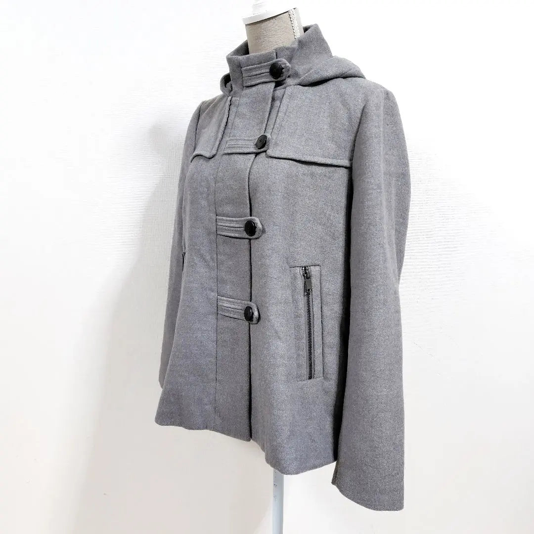 [Beautiful goods] Zarabesic ZARA BASIC with food duffel coat M