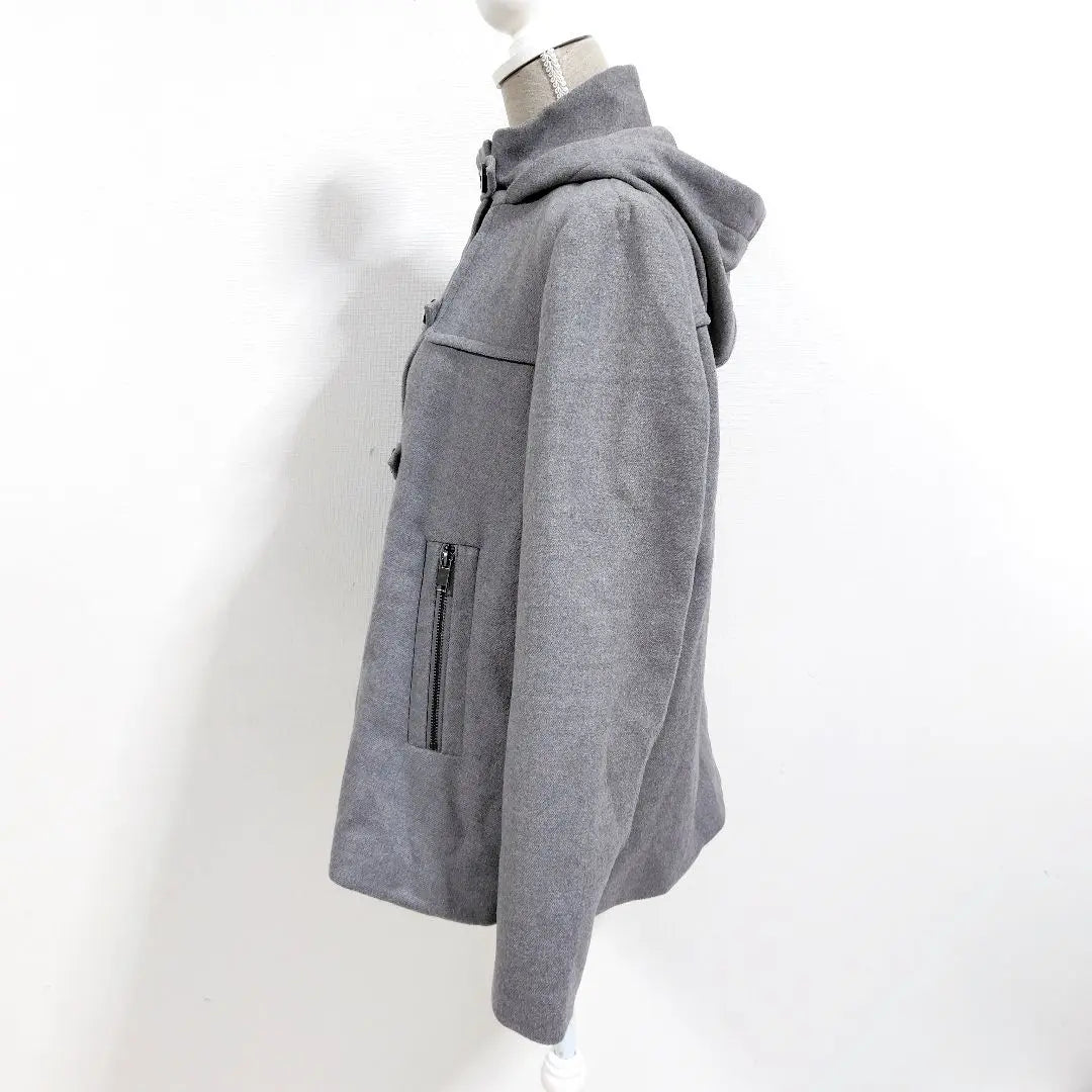 [Beautiful goods] Zarabesic ZARA BASIC with food duffel coat M