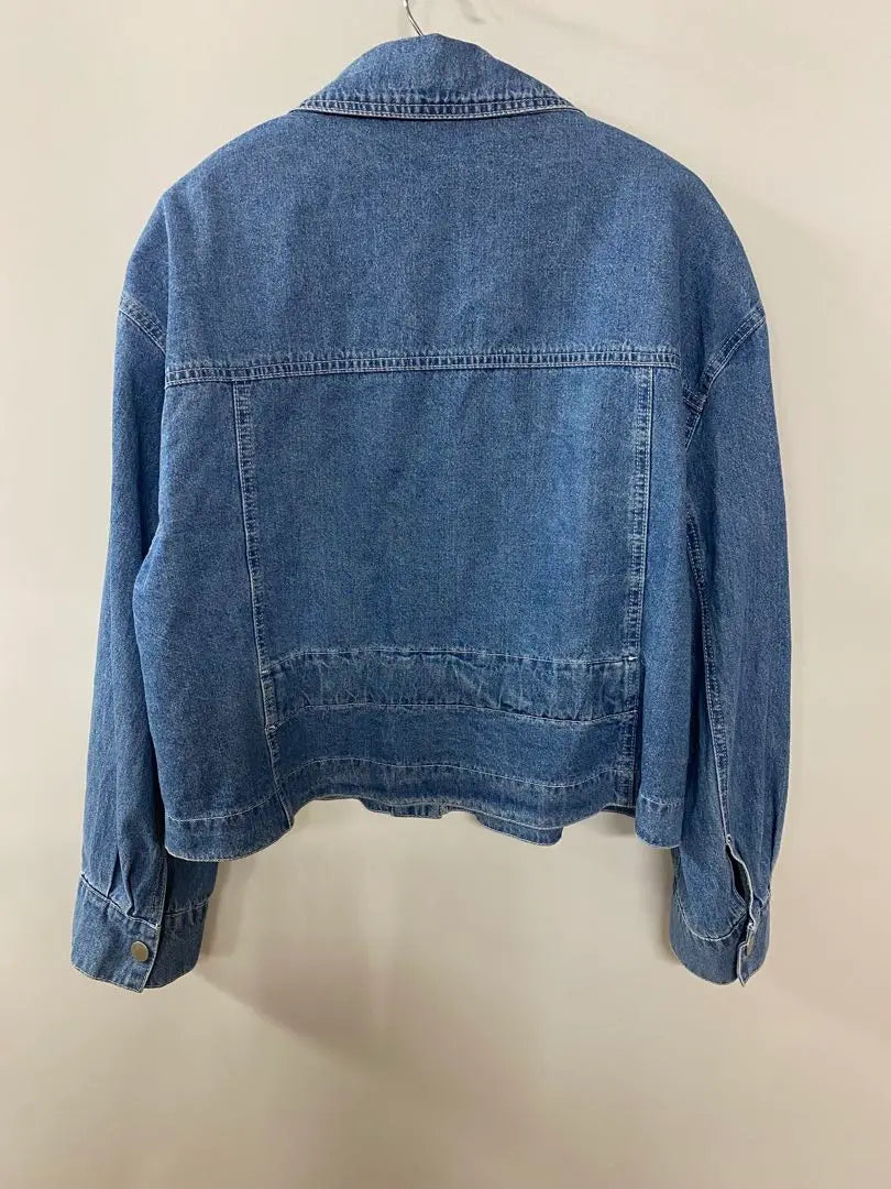 antiqua patterntorso denim jacket free size