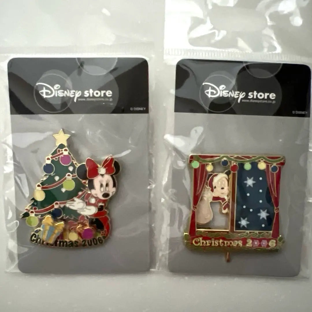 [Rare item] 1006 Limited Disney Christmas Pin Badge Set of 7