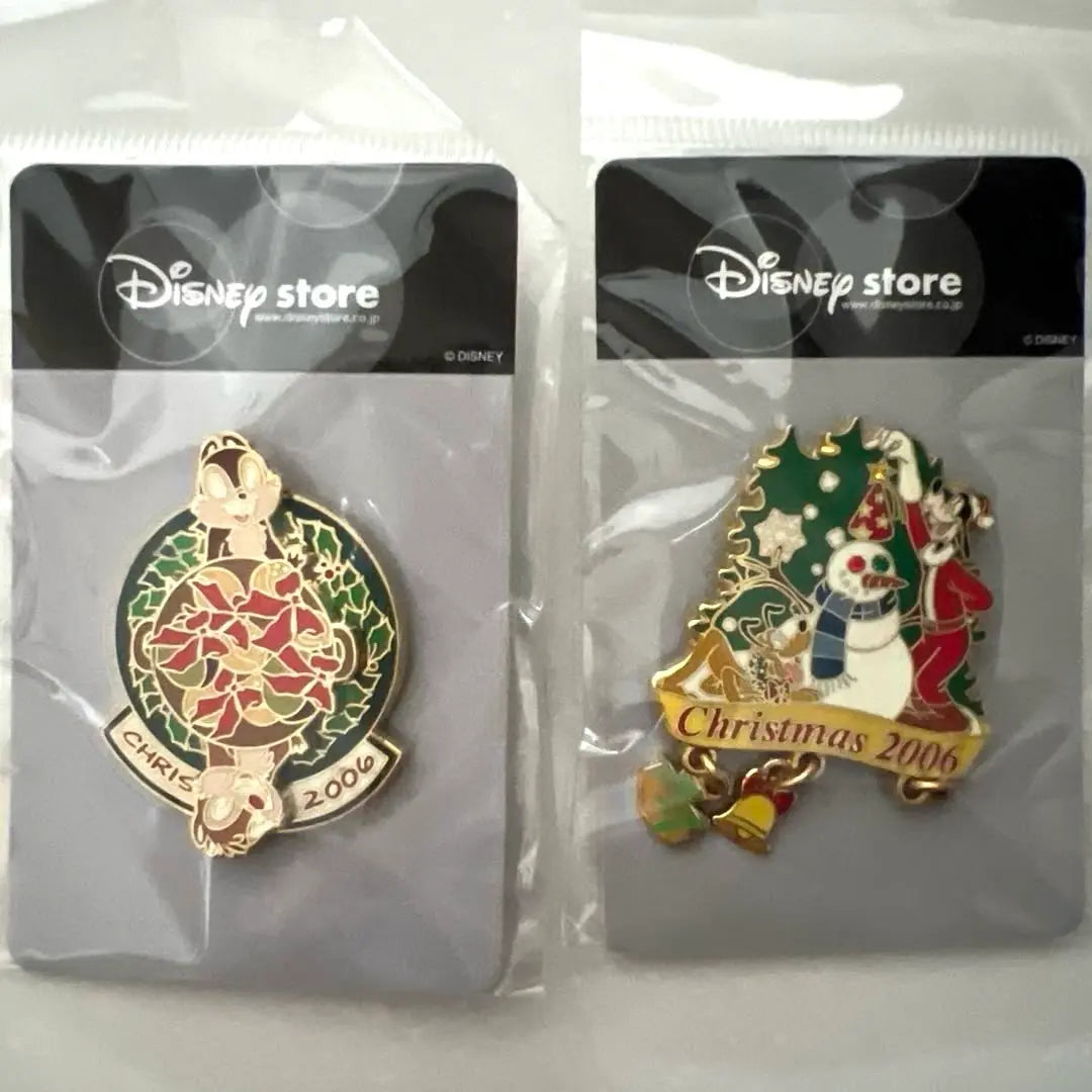 [Rare item] 1006 Limited Disney Christmas Pin Badge Set of 7