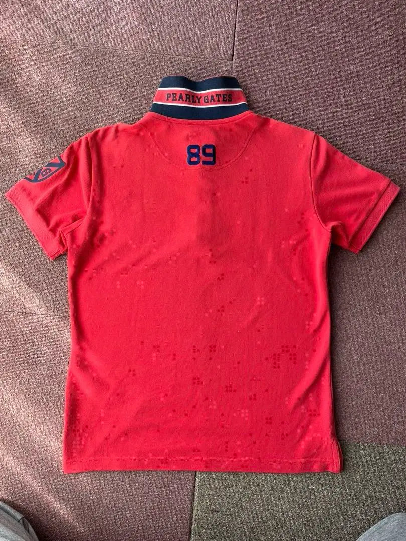 Pearly Gates Polo Shirt Red Size 4