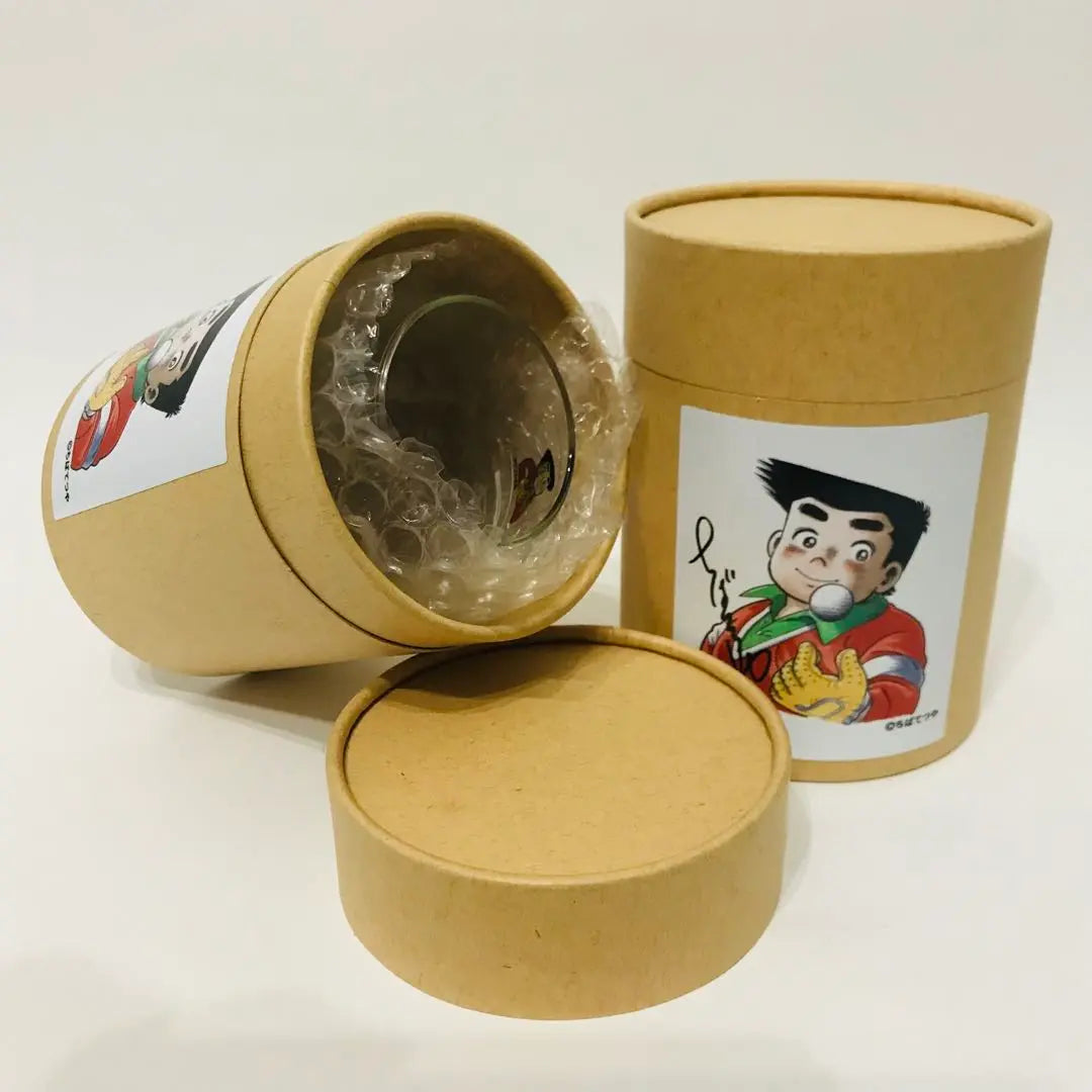 Juego de vasos de cristal firmados por Chiba Tetsuya