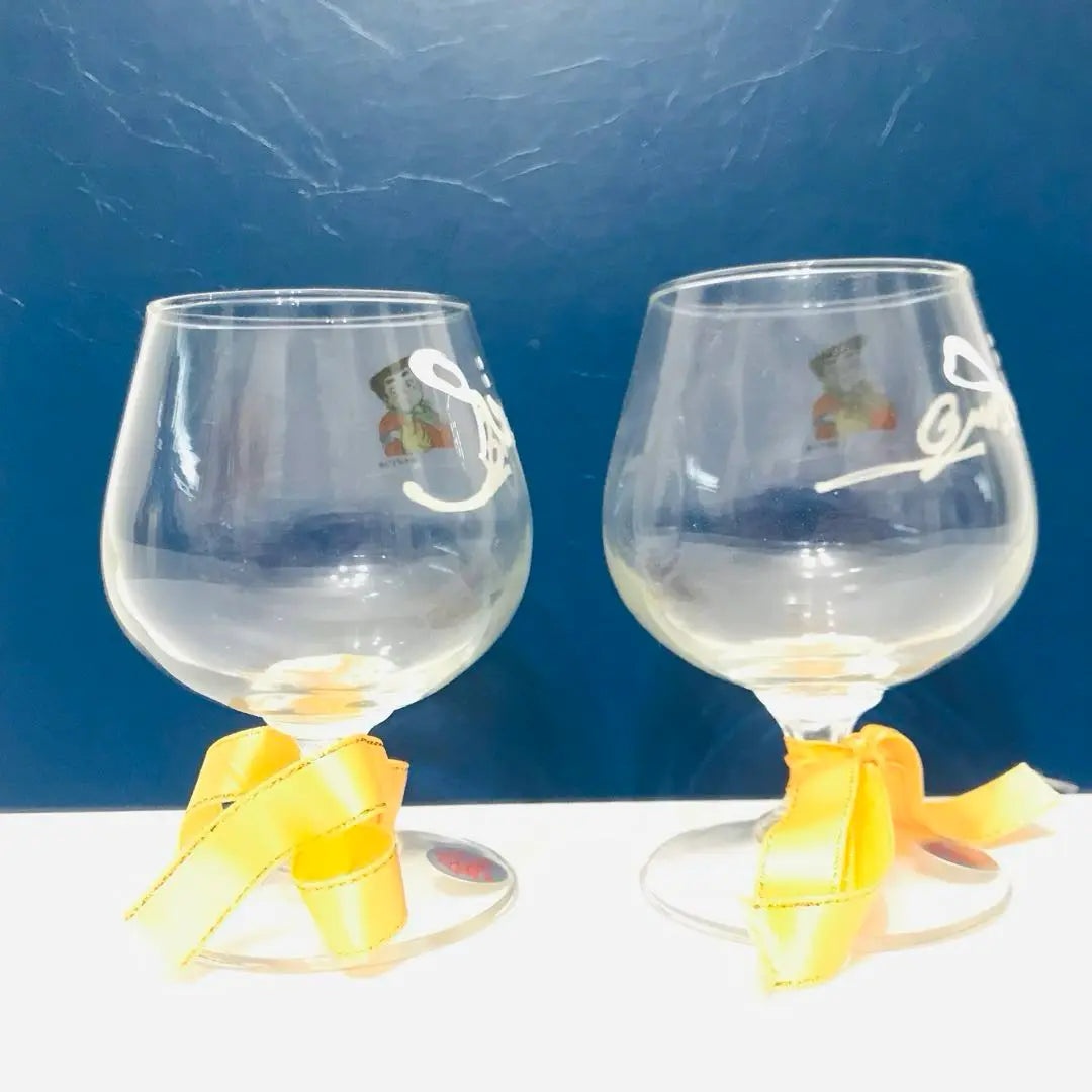 Juego de vasos de cristal firmados por Chiba Tetsuya