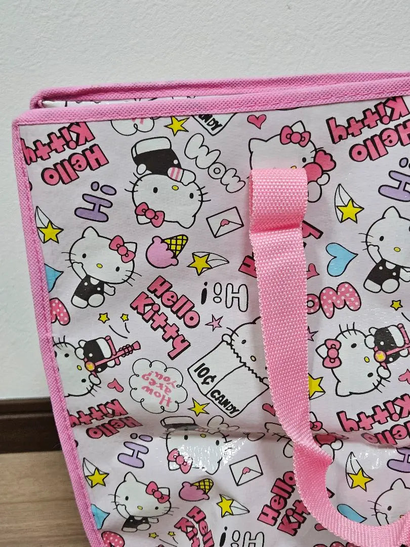 Hello Kitty Sanrio Tote Bag Tote Bag with Zip Pink