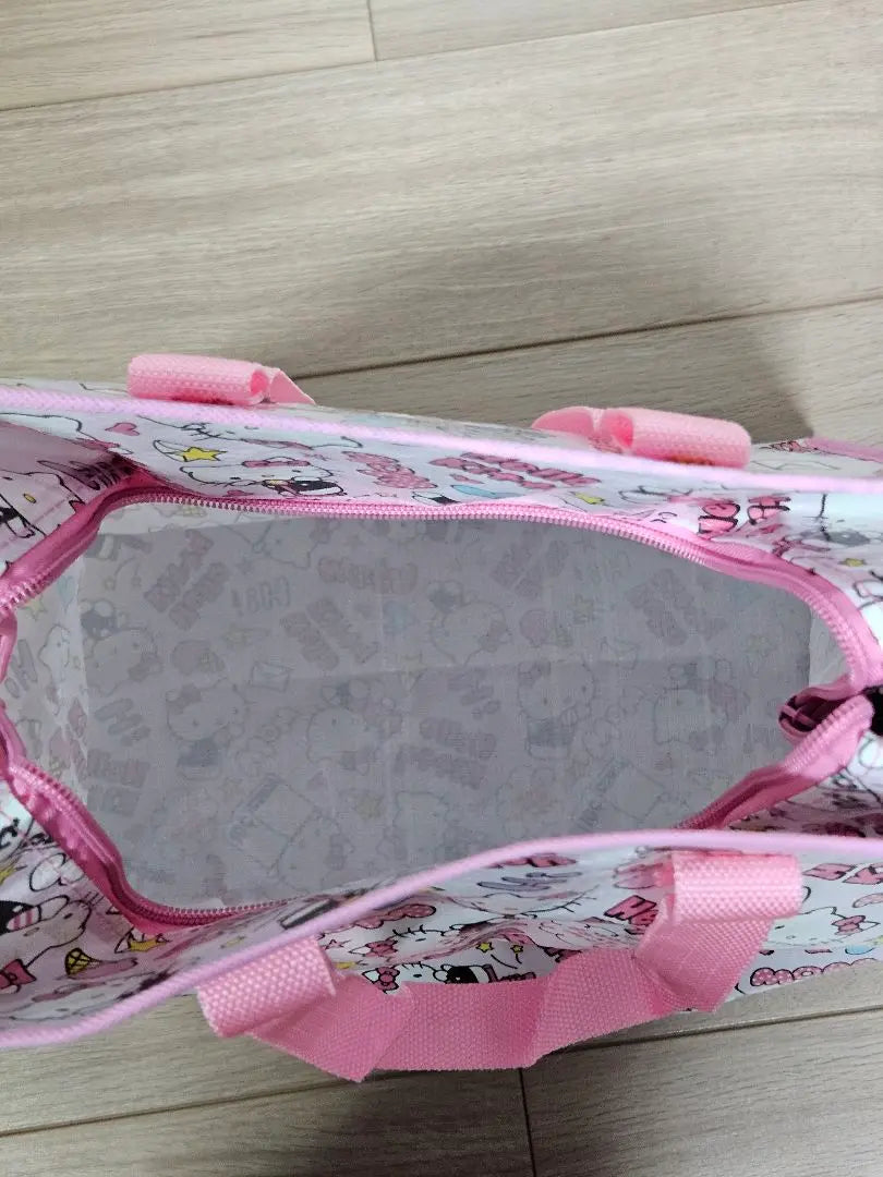 Hello Kitty Sanrio Tote Bag Tote Bag with Zip Pink