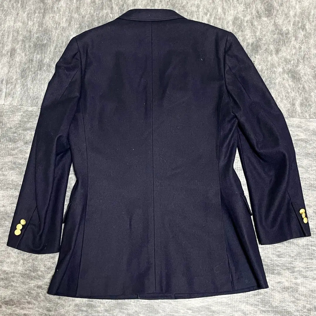 New Yorker double pee coat wool coat navy men's equivalent | NEW YORKER ダブルピーコート ウールコート ネイビー メンズM相当