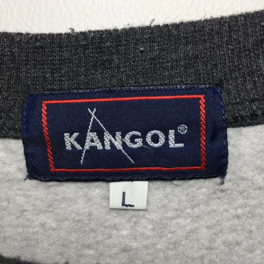 KANGOL Sweatshirt Sweatshirt Size L American casual Vintage Clothing MIX