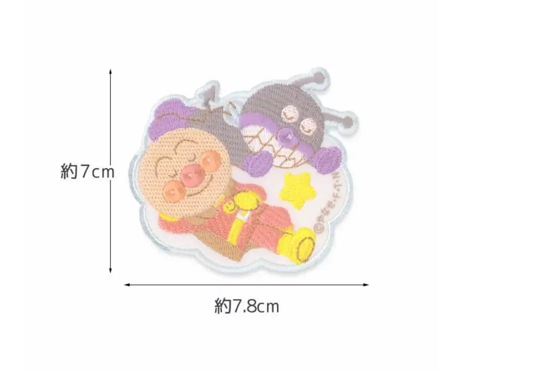 New release ✨Anpanman & Baikinman Goodnight sticker patch