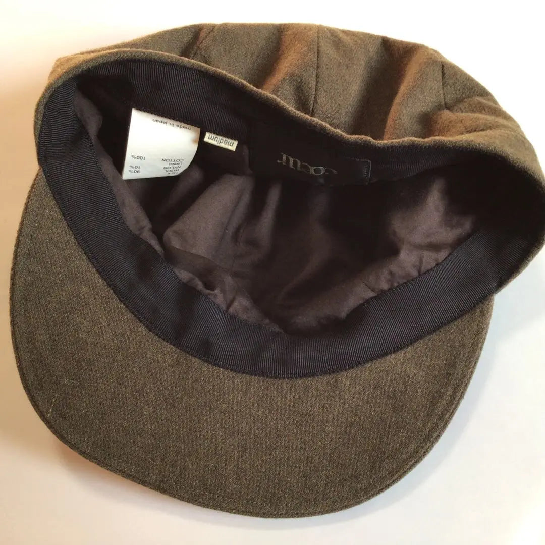 coeur cool casquette hat khaki brown | coeur クール キャスケット 帽子 カーキブラウン