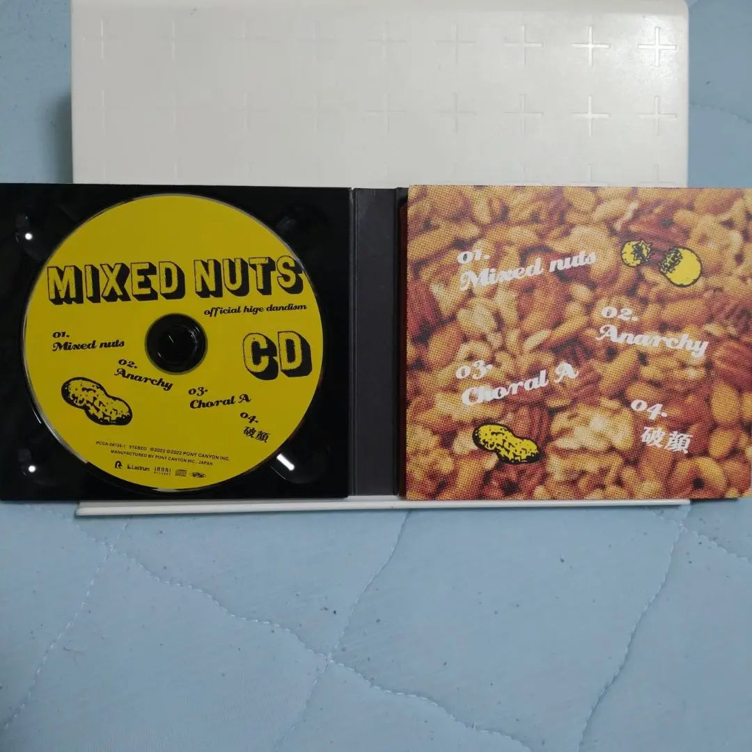 Official Hige Dandism/Mixed Nuts CD+BD with clear file