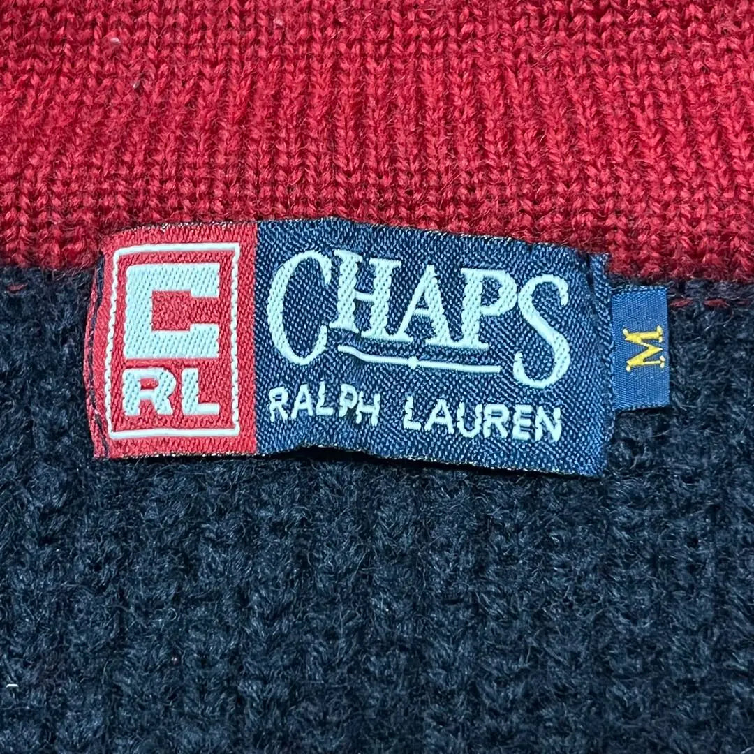 [CHAPS RALPH LAUREN] Half zip knit multi-color