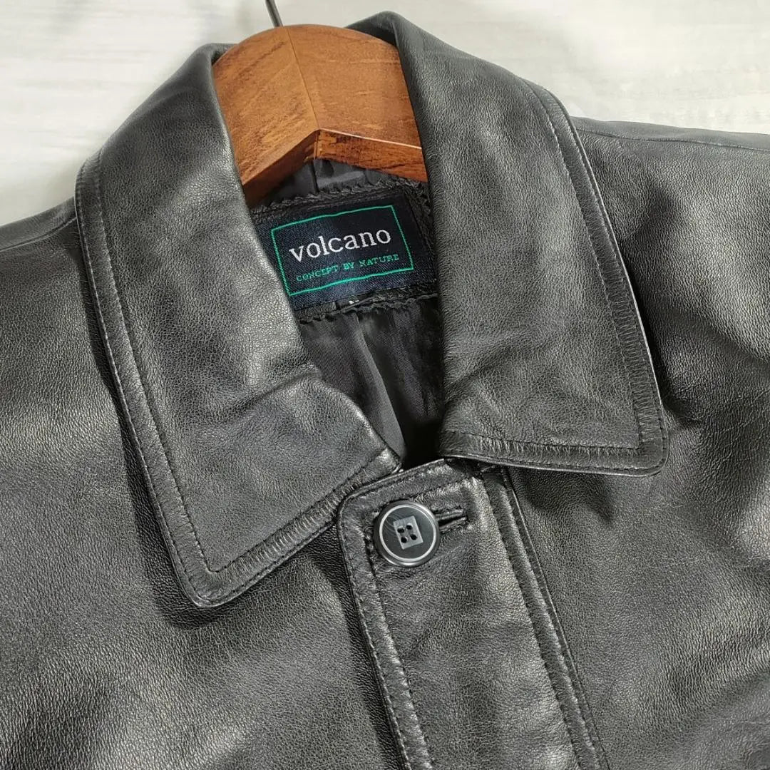 [Buen estado] Chaqueta de piel de cordero de oveja suave y cómoda para hombre adulto Volcano