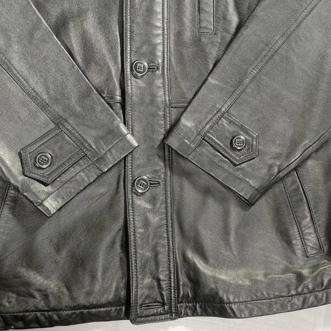 [Good condition] Volcano Adult Men's Soft Comfortable Sheep Leather Lamb Leather Jacket