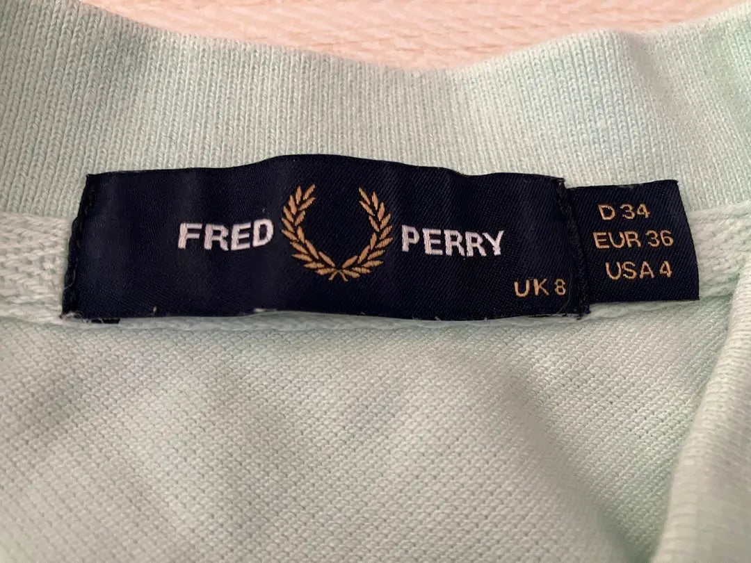 Fred Perry Short Sleeve Polo Shirt Stretch Golf Mint Green