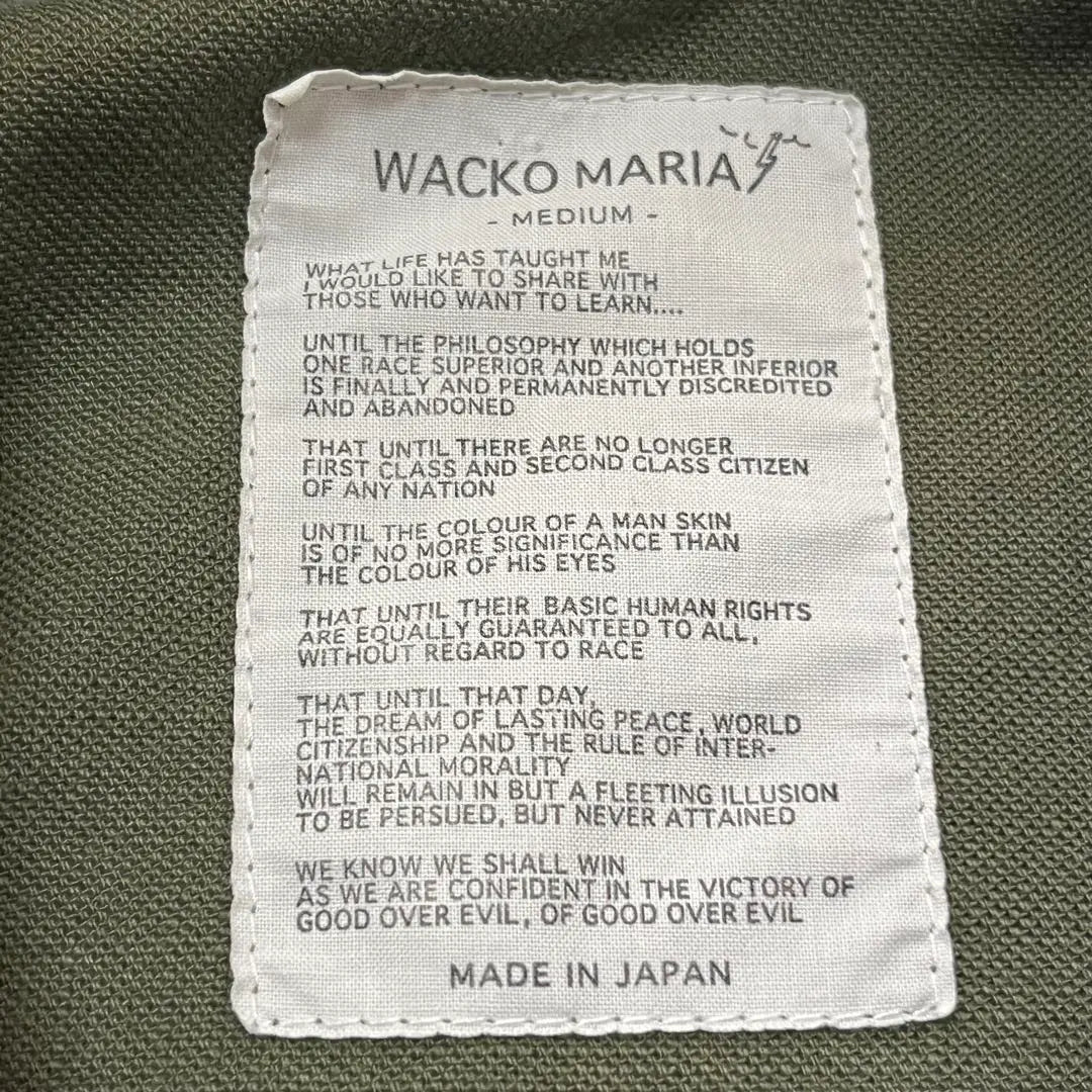 [WACKOMARIA] Wakomaria Made in Japan Military JKT Stencil Print