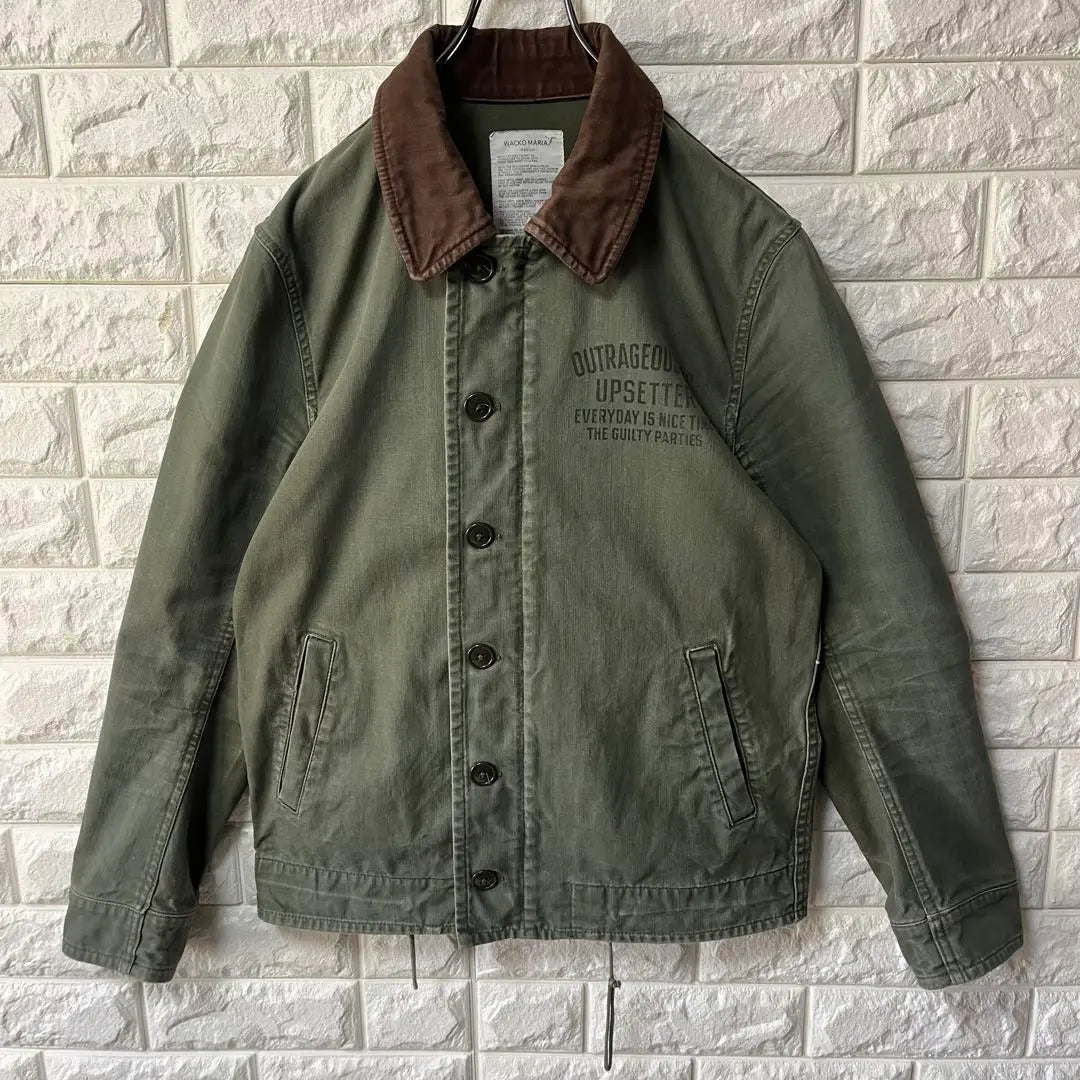 [WACKOMARIA] Wakomaria Made in Japan Military JKT Stencil Print