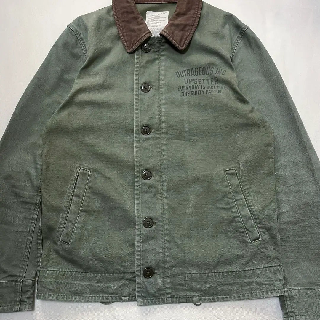 [WACKOMARIA] Wakomaria Made in Japan Military JKT Stencil Print