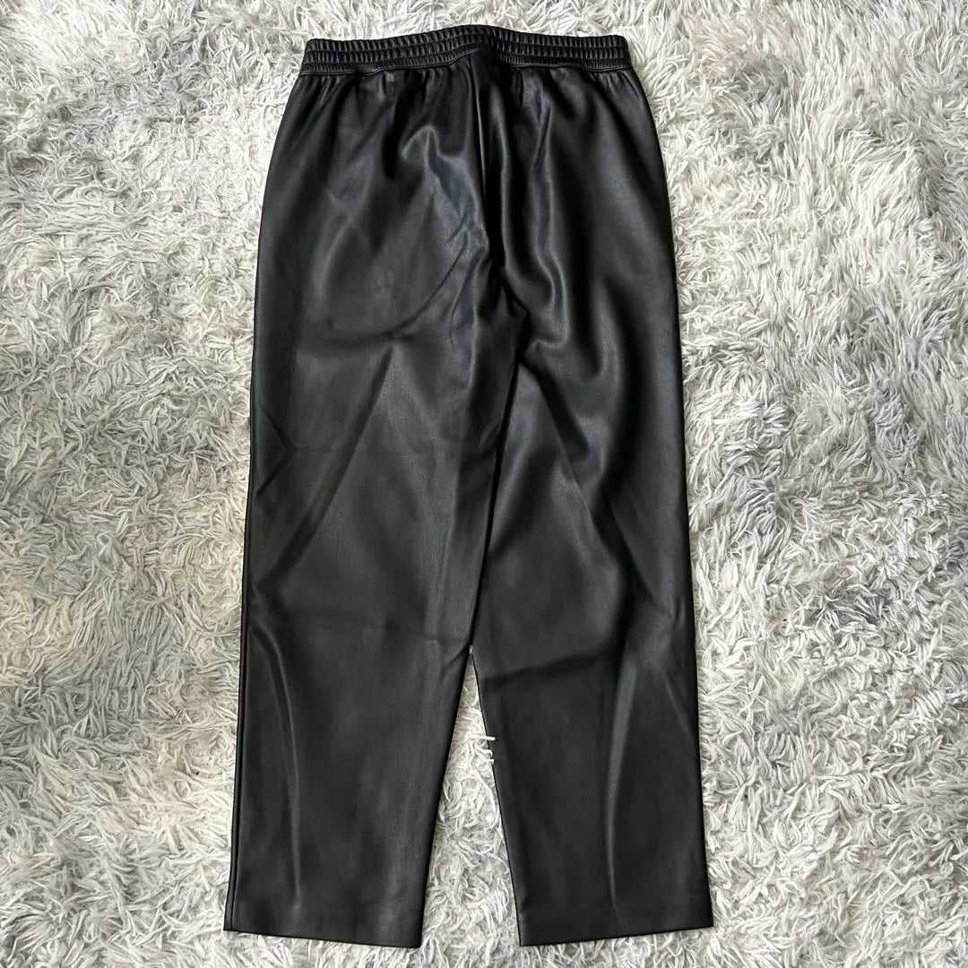 Banana Republic Faux Leather Pants Black S Black Banana Repa