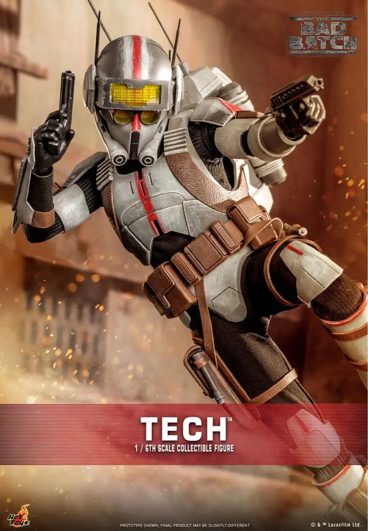 Hot Toys Tech Star Wars Bad Batch Nuevo y sin abrir