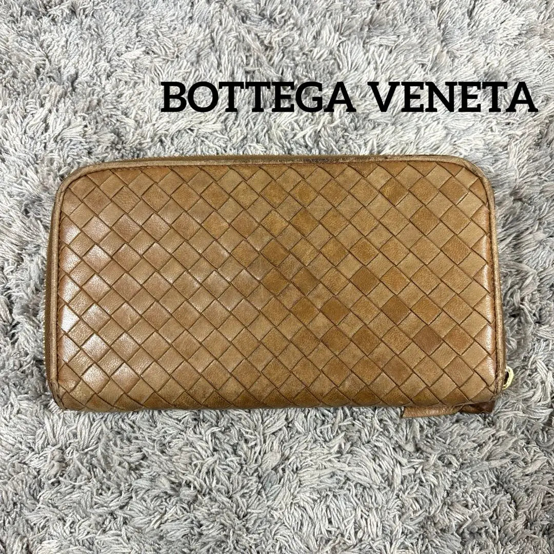 BOTTEGA VENETA Long Wallet Round Zipper