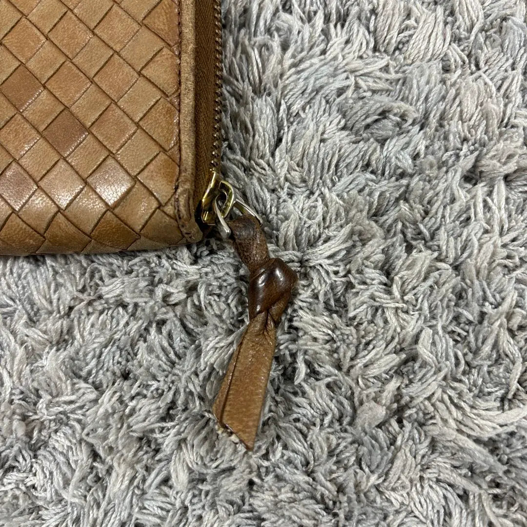 BOTTEGA VENETA Long Wallet Round Zipper