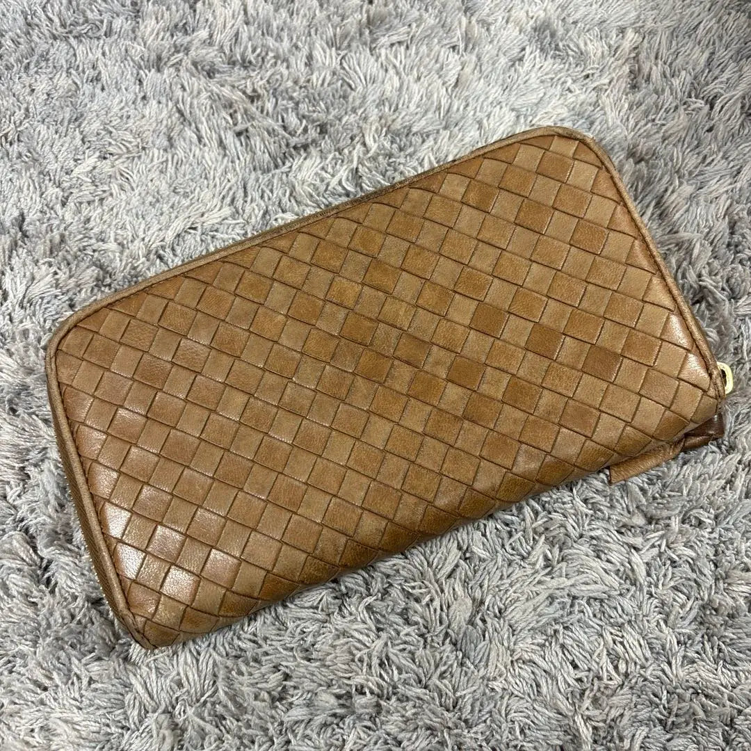 BOTTEGA VENETA Long Wallet Round Zipper