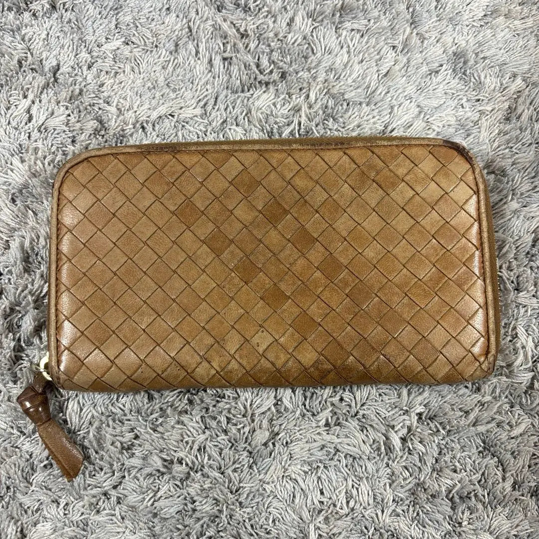 BOTTEGA VENETA Long Wallet Round Zipper