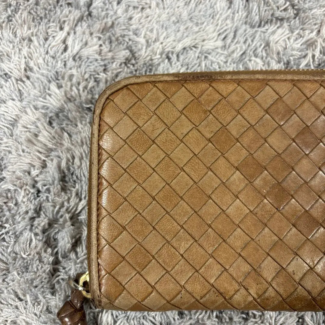 BOTTEGA VENETA Long Wallet Round Zipper