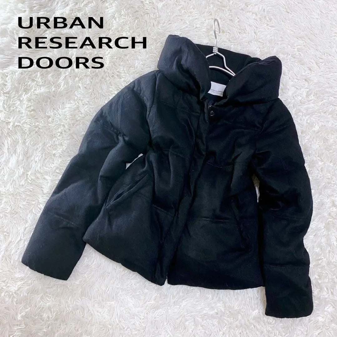 Mujer Chaqueta De Plumas URBAN RESEARCH DOORS Negro Negro | PUERTAS DE INVESTIGACIÓN URBANA ダウンジャケット ブラック 黒