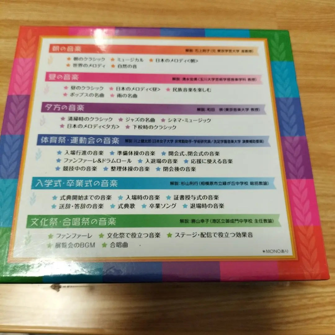 Colección de música de secundaria para eventos y transmisiones 12 CD Nuevos, sin usar, sin abrir | 中学校 行事・放送用音楽集 CD12枚組 新品 未使用 未開封