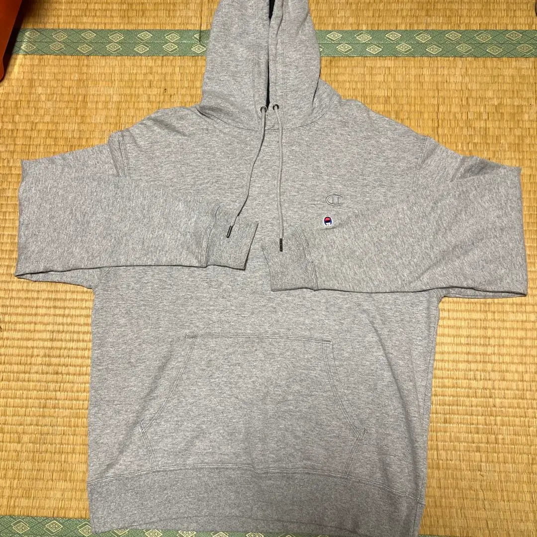 Champion Grey Hoodie L