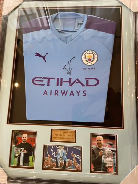 Pep Guardiola Sign Uniform