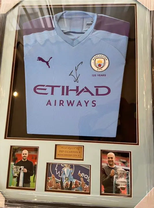 Pep Guardiola Sign Uniform