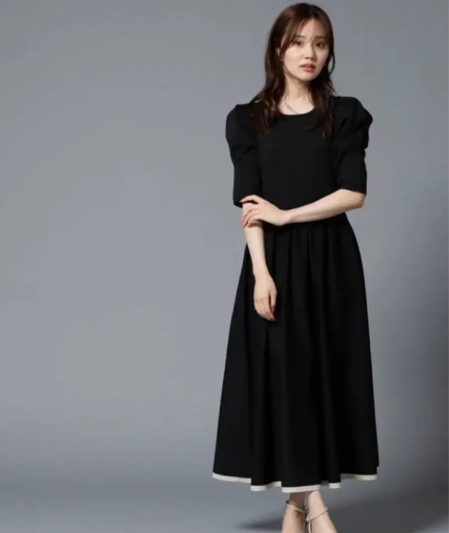 2024♥Proportion Body Dressing Bicolor Knit Dress