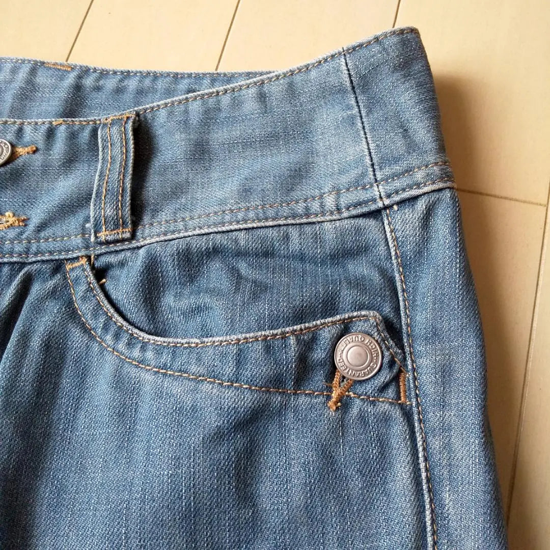 Women's wide denim baggy pants size M