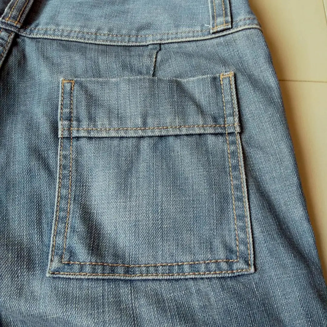 Women's wide denim baggy pants size M