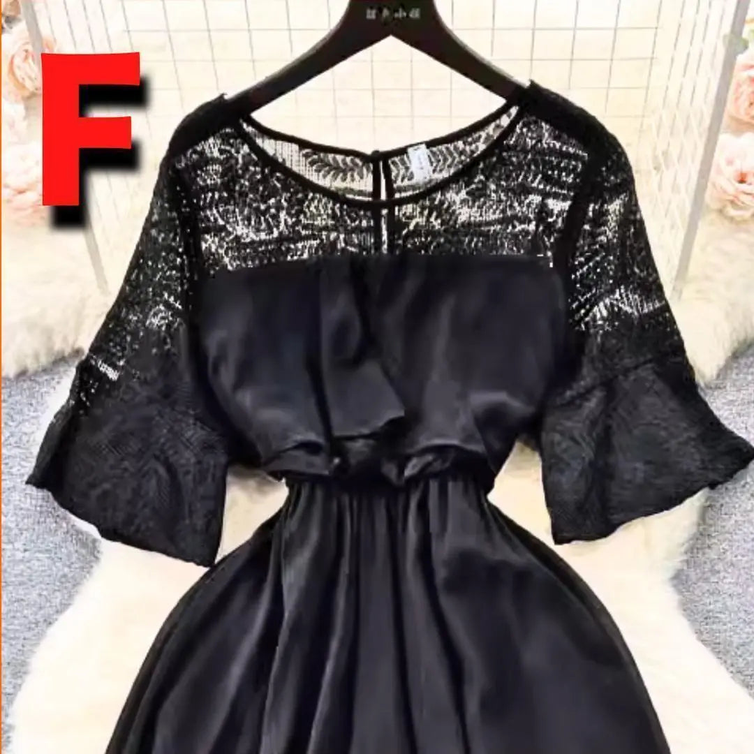 Vestido formal de una pieza con volantes y sin mangas para eventos de bodas