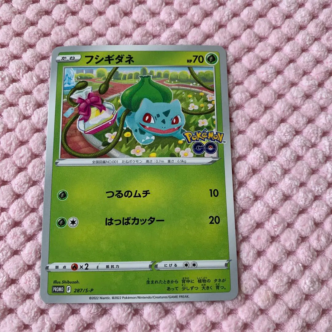 Pokemon Card Bulbasaur Promo Pokemon GO