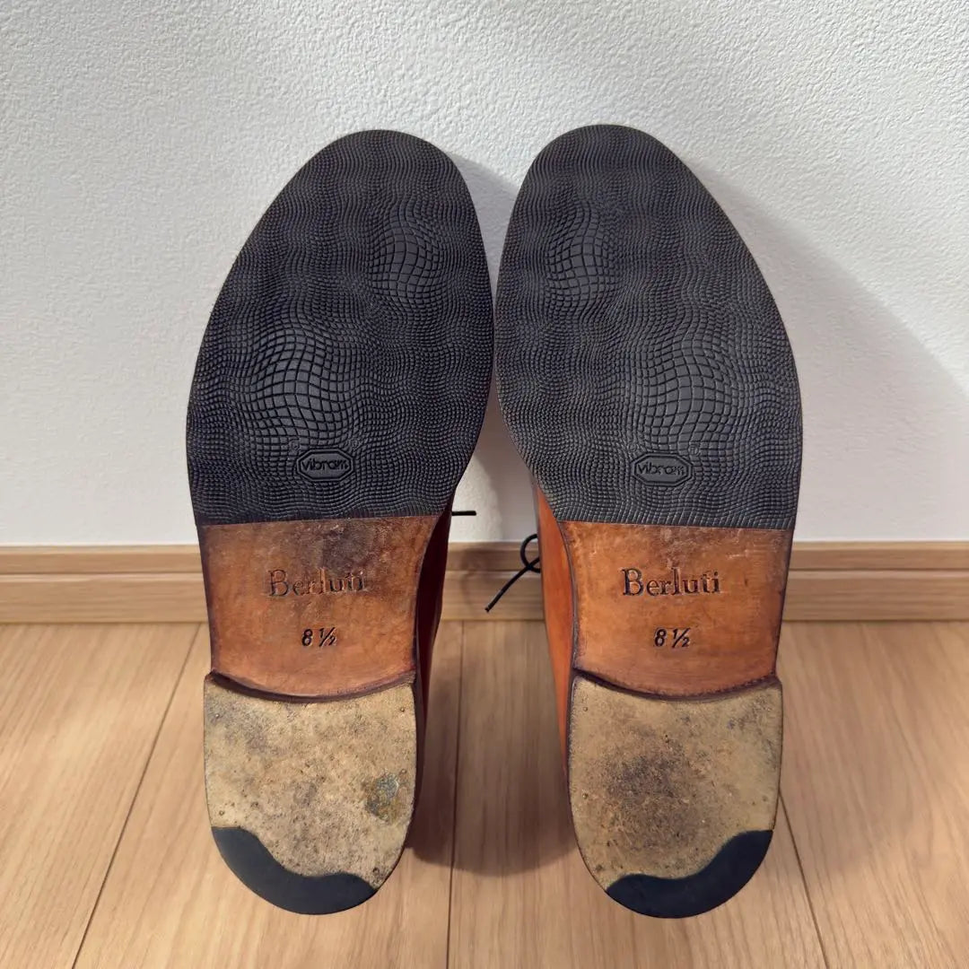 Out of print 1.6 million Berluti Norbejese process patina leather derby shoes