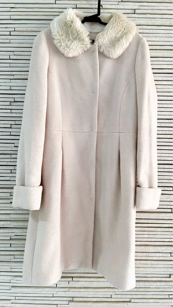 ⭐️Winter Sale⭐️Beige Fur Collar Chester Coat