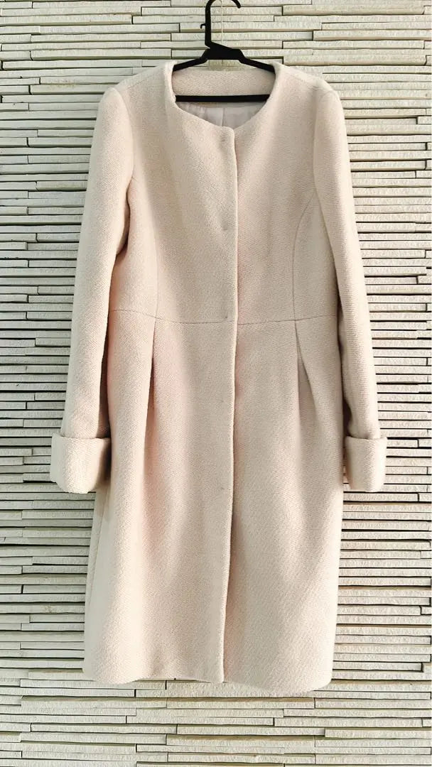 ⭐️Rebajas de invierno⭐️Abrigo Chester con cuello de piel beige