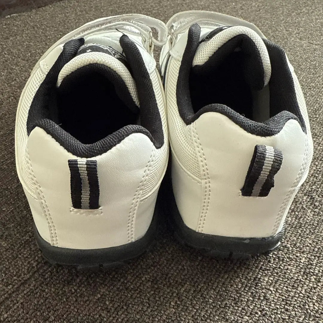 Safety shoes, white, velcro, 27cm, beautiful item