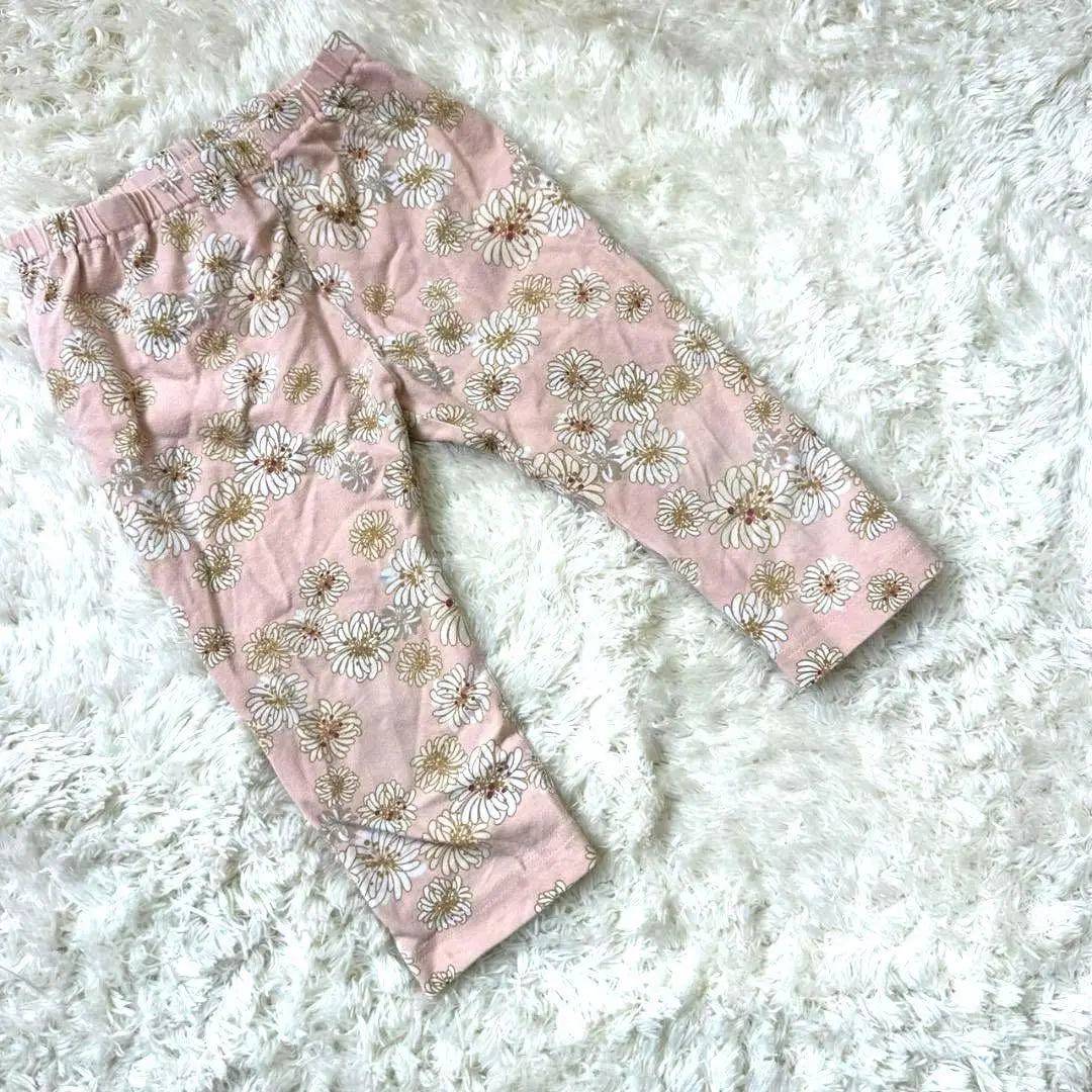 ✨ Paul &amp; Joe ✨ Ropa infantil guardería niña estampado de flores rosa pastel lindo | ✨ PAUL&amp;JOE ✨ 子供服 保育園 女の子 花柄 パステルピンク かわいい