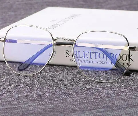 S56 New Silver Men's Women's Glasses Glasses Both Gender ◆ 835 | s56 新品 シルバー メンズ レディース 眼鏡 メガネ 男女兼用◆835