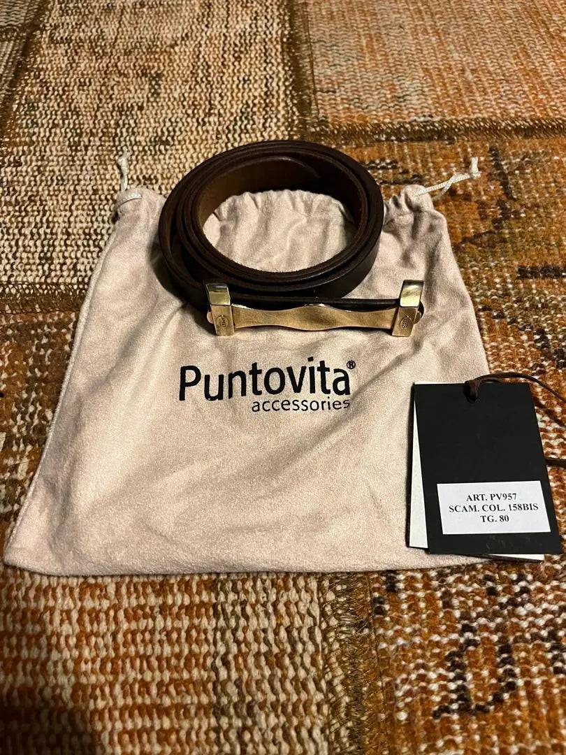 Puntovita 80 Hecho en Italia Precio habitual 25,000 Cinturón de piel