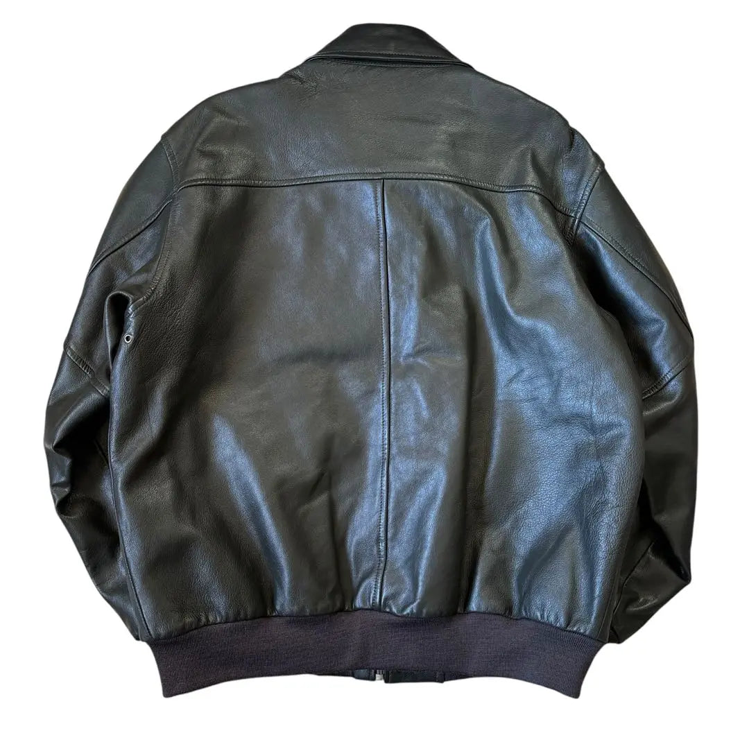 Chaqueta de vuelo de cuero Masterpiece LLBean A-2