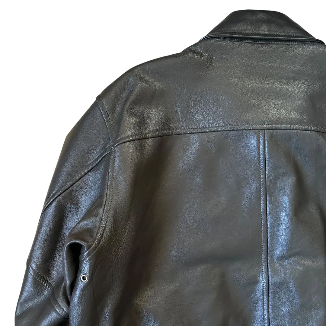 Chaqueta de vuelo de cuero Masterpiece LLBean A-2